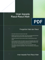 Iman Kepada Rasul-Rasul Allah