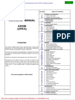 Isuzu Axiom 2002 Workshop Manual