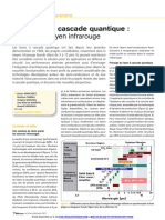 Article photoniques 2011 laser QCL et graph laser-longueur onde - photon201154p54