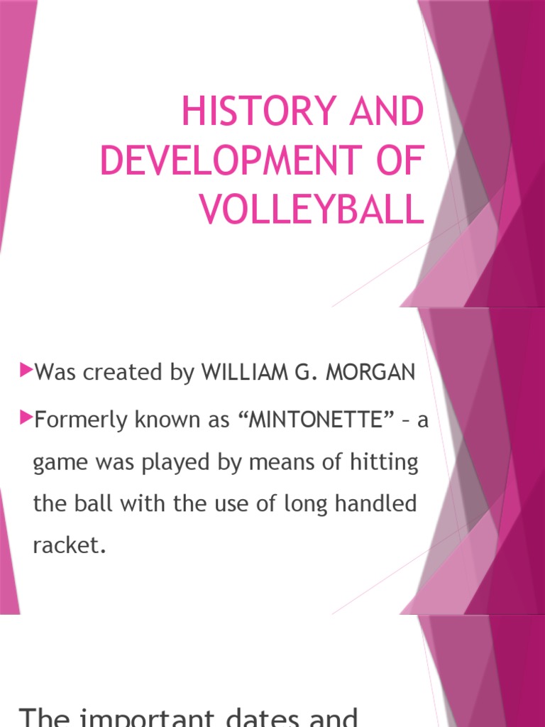 Module 1 History and Development of Volleyball Module 1 PDF
