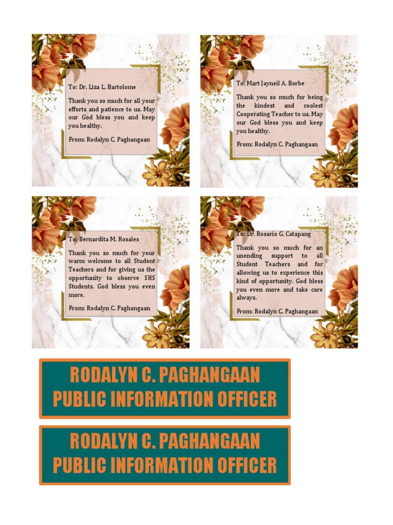 Tables Name | PDF