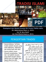 01-Pengertian Dan Hujjah Tradisi