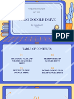 Computer Using Google Drive Project