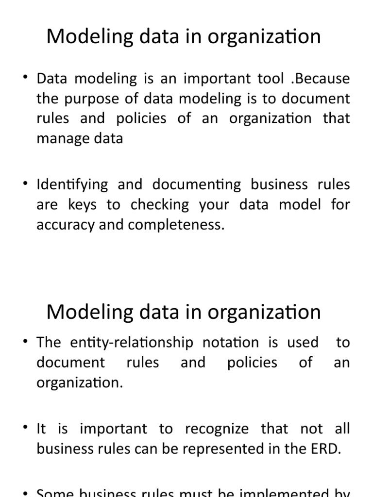 Importance of Business Rules in ERD | PDF | Databases | Data Model