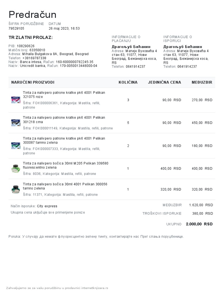 Profaktura 79529105 | PDF