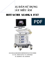 Hướng Dẫn Sử Dụng Máy Siêu Âm Hitachi Aloka F37