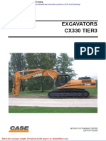 Case Excavator Crawler Cx330 Tier3 Training