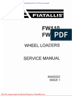 Fiat Allis FW 110 130 Service Manual