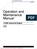 Perkins 1103d Industrial Engines Operation and Maintenance Manual