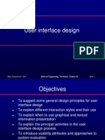 User Interface Design: ©ian Sommerville 2004