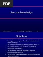 User Interface Design: ©ian Sommerville 2004