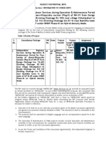 Request For Proposal (RFP) Section: I Information To Consultants