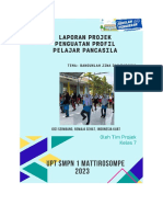 Laporan Projek P5 Bangunlah Jiwa Raganya