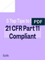 Five Tips To Stay 21 CFR Part11 Compliance