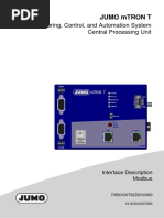 Interface Description Modbus