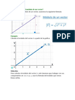 Cómo Se Calcula El Módulo de Un Vector