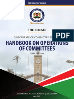 Handbook On Operations of Committees - 0