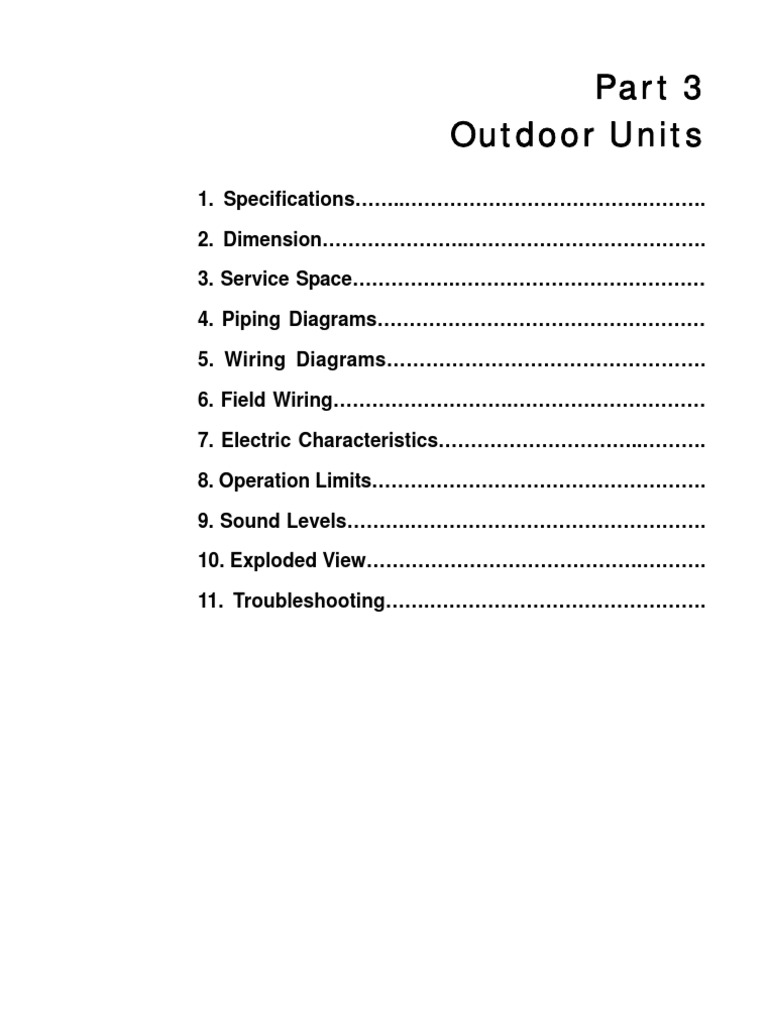 Outdoor Unit and Installation (T1) | PDF | Pipe (Fluid Conveyance ...