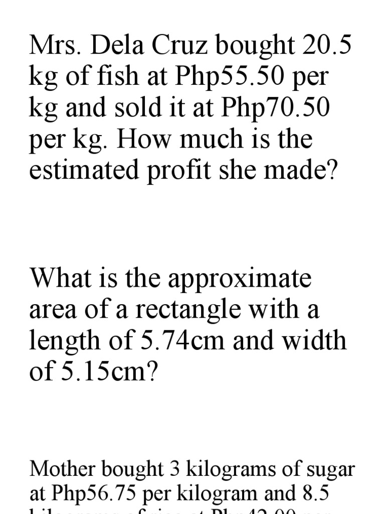 AGONA For Estimating Products | PDF
