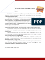 Agradecimento Especial Aos Pais, Alunos e Familiares Presentes