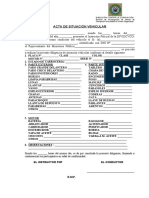 Acta de Situacion Vehicular