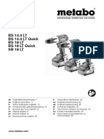 Manual Inst - Metabo BS - SB LT