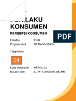 Modul 4 Persepsi Konsumen