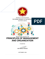 5 Principal of Management and Organization Module