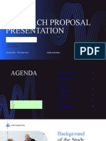 Project Proposal Business Presentation in Dark Blue Pink Abstract Tech Style