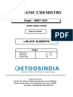 S-Block Elements - NEET SSC - JH Sir PDF