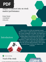 The Impact of Interest Rate On Stock Market Performance