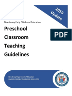 Preschool Classroom Teaching Guidelines 2019