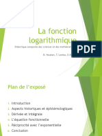 B.Houben, T. Lomba, D. Raskin - Présentation de Didactique Comparée - La Fonction Logarithmique - Version Courte