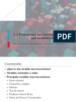 1.2 Fenómenos Macroeconómicos y Sus Variables de Interés: Mtra. Luz Aurora García Mathey - Entorno Macroeconómico