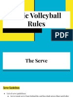 Basic Volleyball Rules