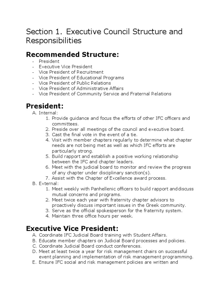 ifc-officer-position-descriptions-pdf-presidents-of-the-united