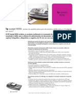 HP Scanner 8250 - Folleto