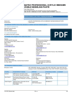 Liquitex Flexible Modelling Paste SDS