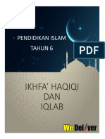 Tajwid Tahun 6 Ikhfa' Hakiki Dan Iqlab