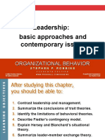 Chapter 10 Leadership - Basic Approaches and Contemporary Issues