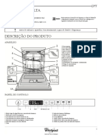 Manual de Instruções Whirlpool WIO 3O33 DEL (Português - 8 Páginas)