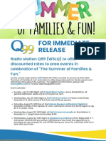 Q99 Summer of Families and Fun