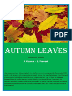 Autumn Leaves - J. Kosma/j. Prevert - Set of Clarinets