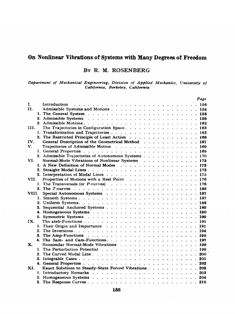 Nonlinear Vibrations in Complex Systems | PDF | Normal Mode | Nonlinear ...