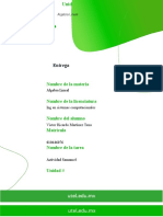 Actividad 6 Algebra Lineal