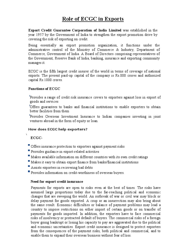 role-of-ecgc-in-exports-pdf