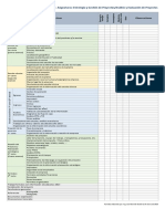 Lista de Chequeo - Gestión de Proyectos - 2023-1