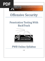 Penetration Testing With Backtrack