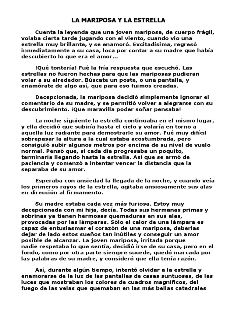 La Mariposa y La Estrella PDF