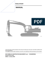 Workshop Manual: Fiat Kobelco Construction Machinery S.P.A. - Engineering Print No. 604.13.243 Edition - January 2003